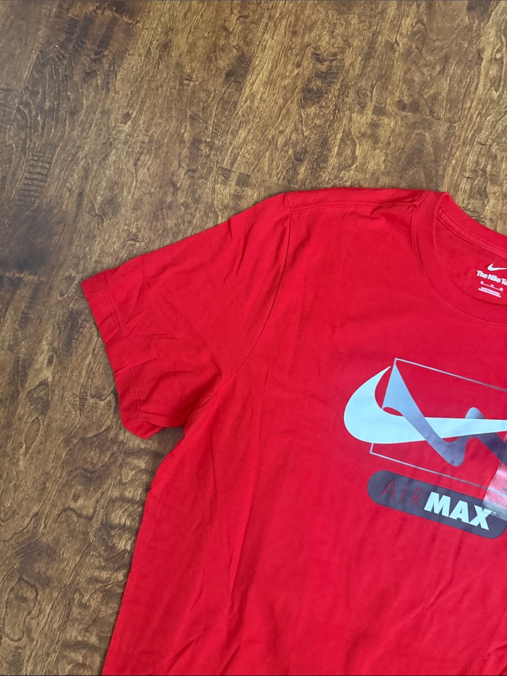 Nike Red Air Max Graphic Short Sleeve Tee Size XL - Picture 5 of 11